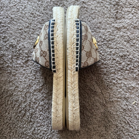 Gucci Espadrille Slides - Picture 3 of 9